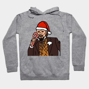 Christmas Laughing Leo Candy Cane Memes Hoodie